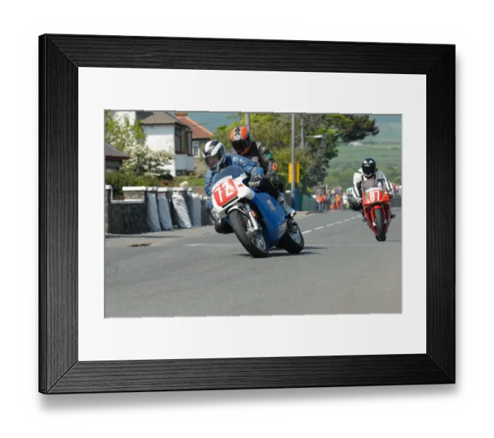 Framed Print : Tony Rainford (Triumph) 2012 Pre TT Classic Framed Print : Tony Rainford (Triumph) 2012 Pre TT Classic