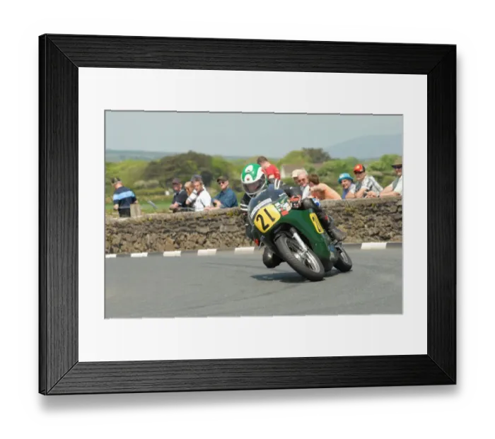 Framed Print : Meredydd Owen (Seeley G50) 2012 Pre TT Classic Framed Print : Meredydd Owen (Seeley G50) 2012 Pre TT Classic