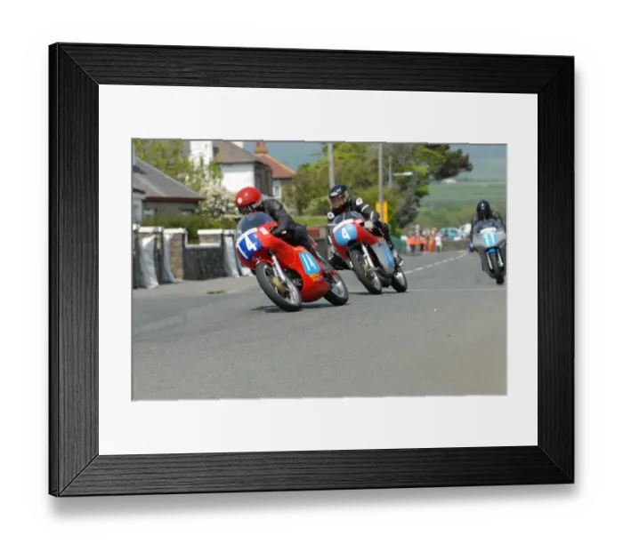 Framed Print : Bill Swallow (Aermacchi) 2012 Pre TT Classic