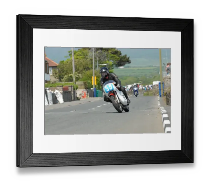 Framed Print : Bob Simmons (Suzuki) 2012 Pre TT Classic Framed Print : Bob Simmons (Suzuki) 2012 Pre TT Classic