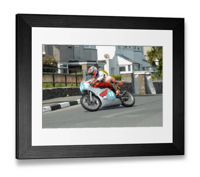 Framed Print : Dean Martin (Honda) 2012 Pre TT Classic