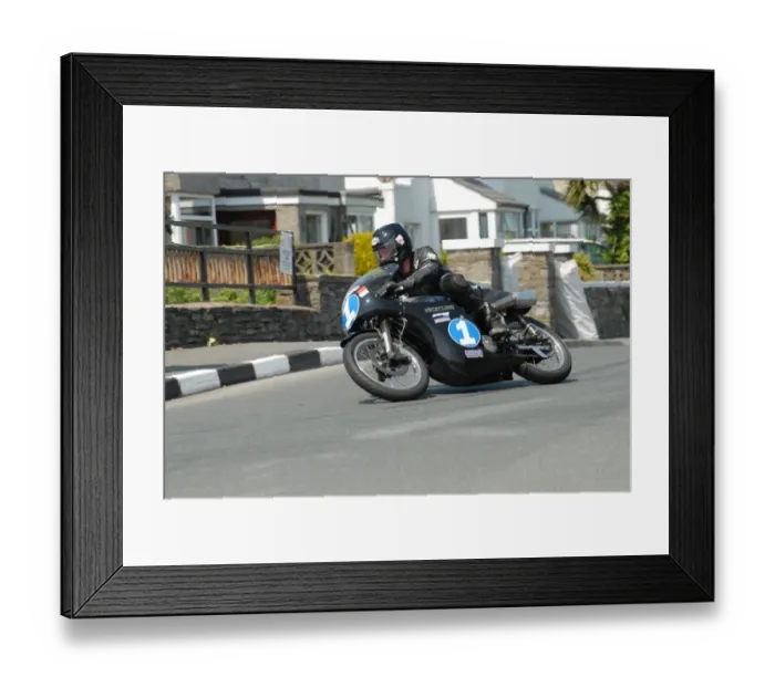 Framed Print : Alan Oversby (AJS) 2012 Pre TT Classic Framed Print : Alan Oversby (AJS) 2012 Pre TT Classic