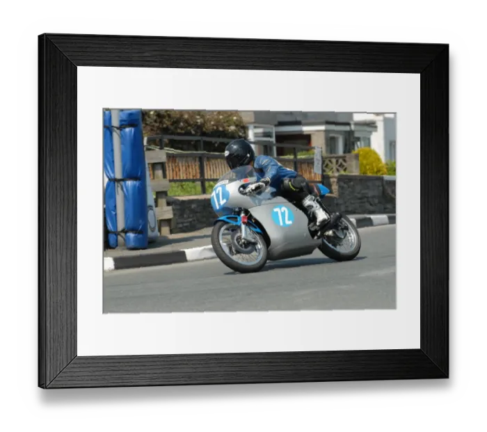 Framed Print : Tony Rainford (Drixton Honda) 2012 Pre TT Classic Framed Print : Tony Rainford (Drixton Honda) 2012 Pre TT Classic