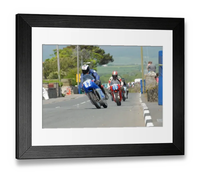Framed Print : Jimmy Creer (Drixton Honda) & Terry Kermode (Aermacchi) 2012 Pre TT Classic Framed Print : Jimmy Creer (Drixton Honda) & Terry Kermode (Aermacchi) 2012 Pre TT Classic