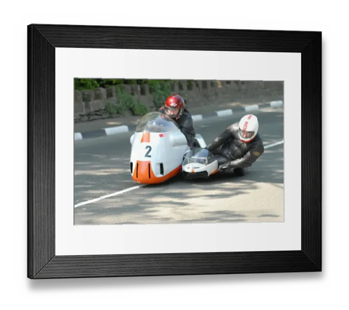 Framed Print : Eddy Toombs & Bob K Dowty (BMW) 2012 Pre TT Classic Framed Print : Eddy Toombs & Bob K Dowty (BMW) 2012 Pre TT Classic