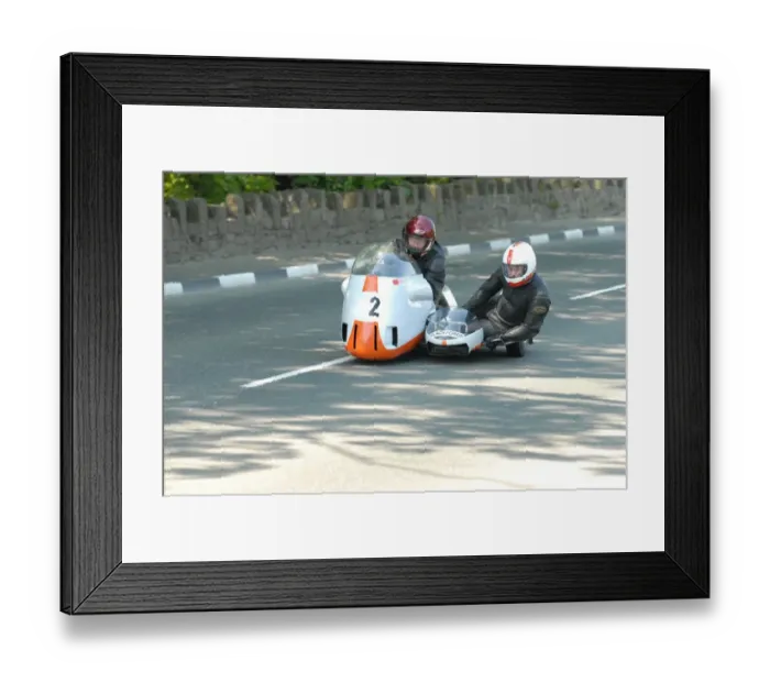 Framed Print : Eddy Toombs & Bob K Dowty (BMW) 2012 Pre TT Classic Framed Print : Eddy Toombs & Bob K Dowty (BMW) 2012 Pre TT Classic