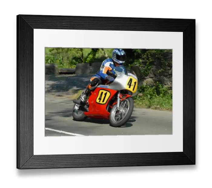 Framed Print : Sam Kinkead (Drixton Honda) 2012 Pre TT Classic Framed Print : Sam Kinkead (Drixton Honda) 2012 Pre TT Classic