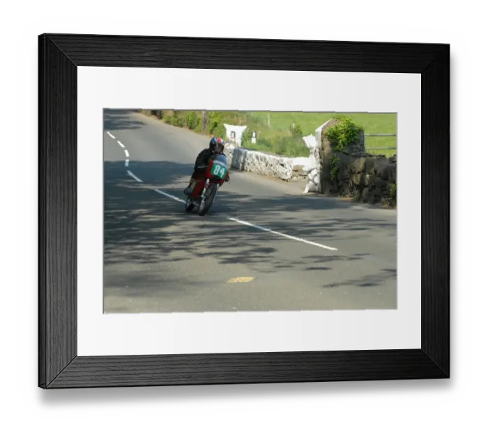 Framed Print : Ted Fenwick (Ducati) 2012 Pre TT Classic Framed Print : Ted Fenwick (Ducati) 2012 Pre TT Classic