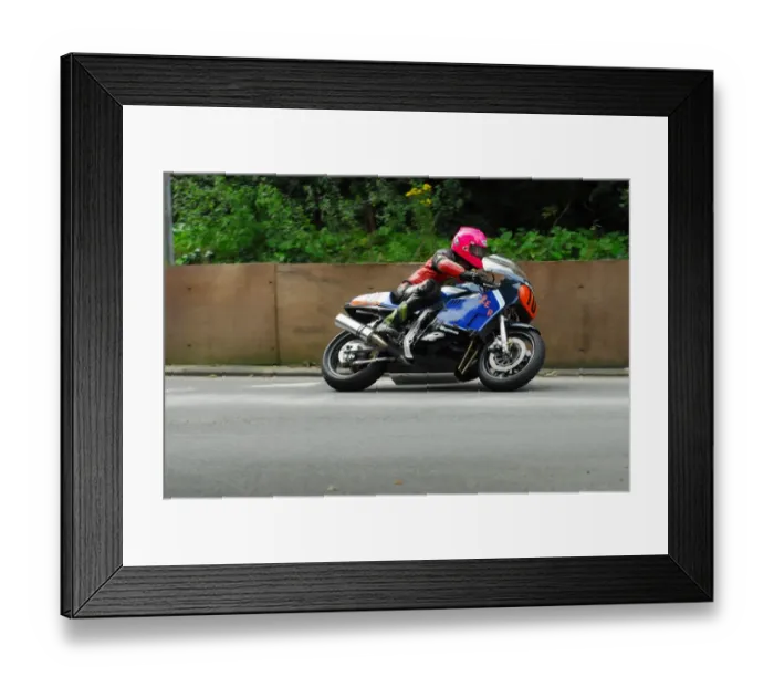 Framed Print : Davy Morgan (Suzuki) 2012 Classic Superbike MGP