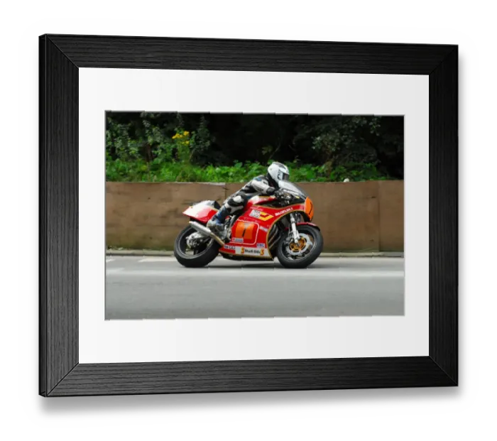 Framed Print : Michael Dunlop (Suzuki) 2012 Classic Manx Grand Prix Framed Print : Michael Dunlop (Suzuki) 2012 Classic Manx Grand Prix