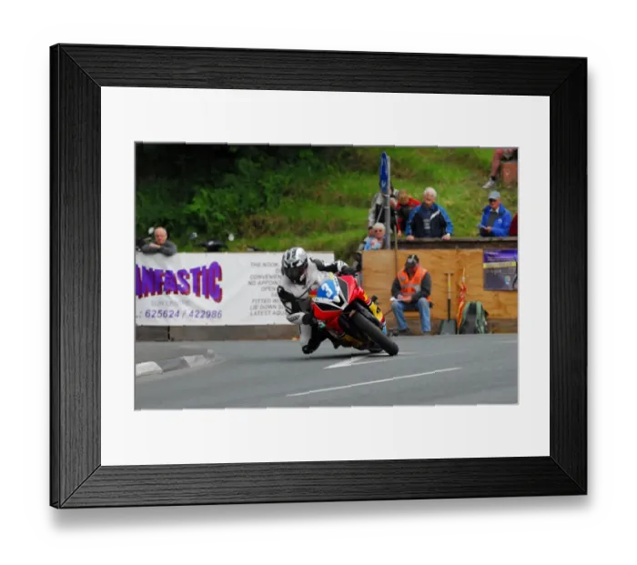 Framed Print : Wayne Kirwan (Yamaha) 2012 Junior MGP