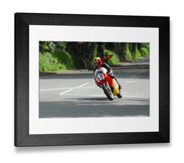 Framed Print : Ian Griffiths (Aermacchi) 2012 Classic 250 MGP Framed Print : Ian Griffiths (Aermacchi) 2012 Classic 250 MGP