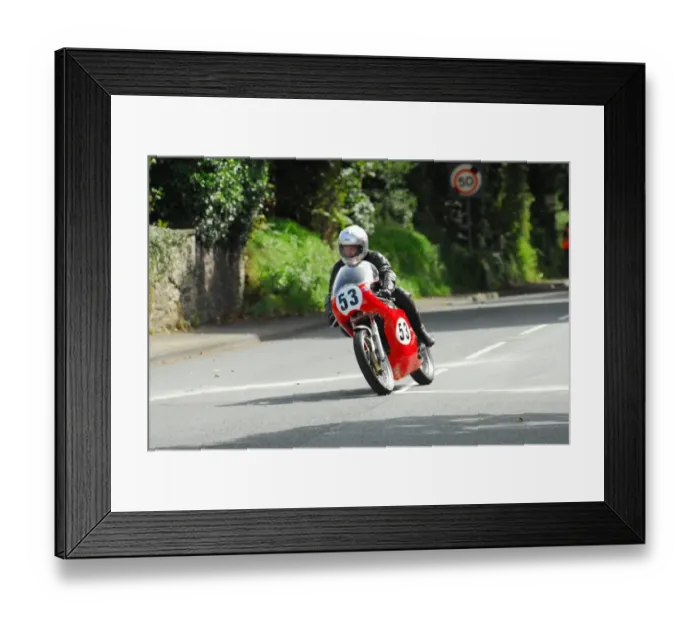 Framed Print : Bob Millinship (Ducati) 2012 Classic 250 MGP