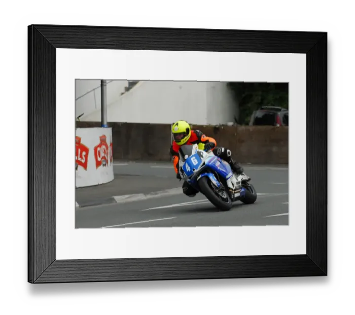 Framed Print : Tim Devlin (Honda) 2012 Junior MGP