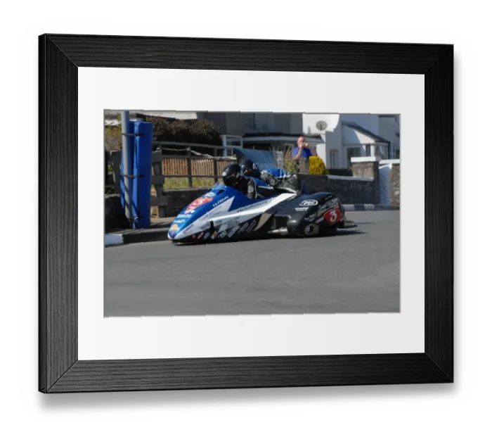 Framed Print : John Holden & Andy Winkle (LCR Suzuki) 2011 Southern 100