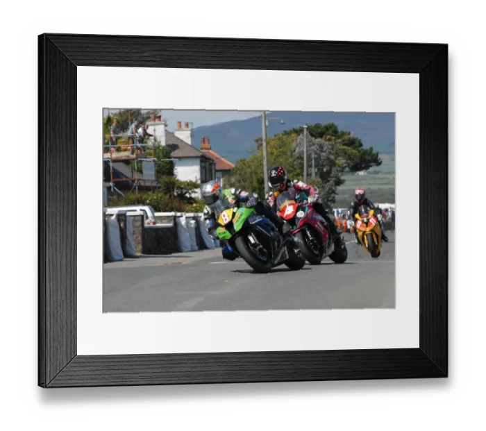 Framed Print : Dan Kneen (Kawasaki) and Conor Cummins (Kawasaki) 2011 Southern 100 Framed Print : Dan Kneen (Kawasaki) and Conor Cummins (Kawasaki) 2011 Southern 100