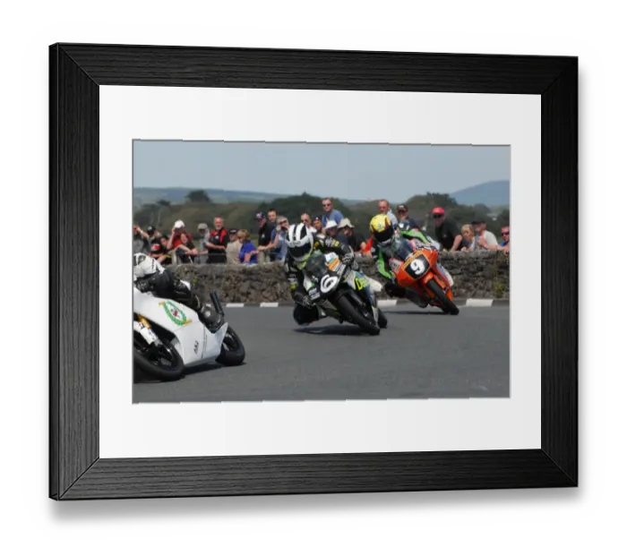 Framed Print : William Dunlop (Honda) and Ian Lougher (Honda) 2011 Southern 100 Framed Print : William Dunlop (Honda) and Ian Lougher (Honda) 2011 Southern 100