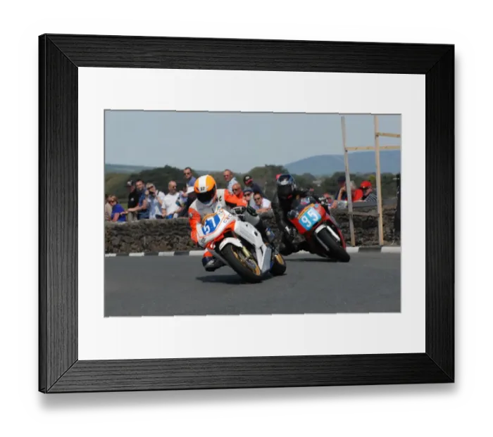 Framed Print : Bryan Purdy (Honda) and Dave Madsen-Mydgal (Honda) 2011 Southern 100 Framed Print : Bryan Purdy (Honda) and Dave Madsen-Mydgal (Honda) 2011 Southern 100