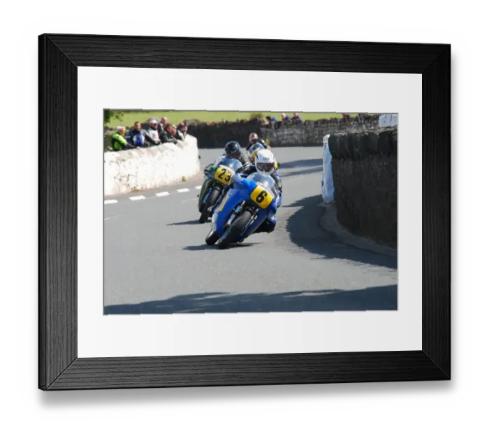 Framed Print : Paul Coward (Nourish Weslake) 2011 Pre TT Classic Framed Print : Paul Coward (Nourish Weslake) 2011 Pre TT Classic