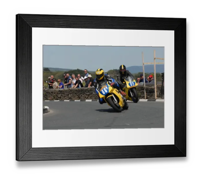 Framed Print : Colin Croft (Yamaha) and Gary Pickles (Yamaha) 2011 Southern 100 Framed Print : Colin Croft (Yamaha) and Gary Pickles (Yamaha) 2011 Southern 100
