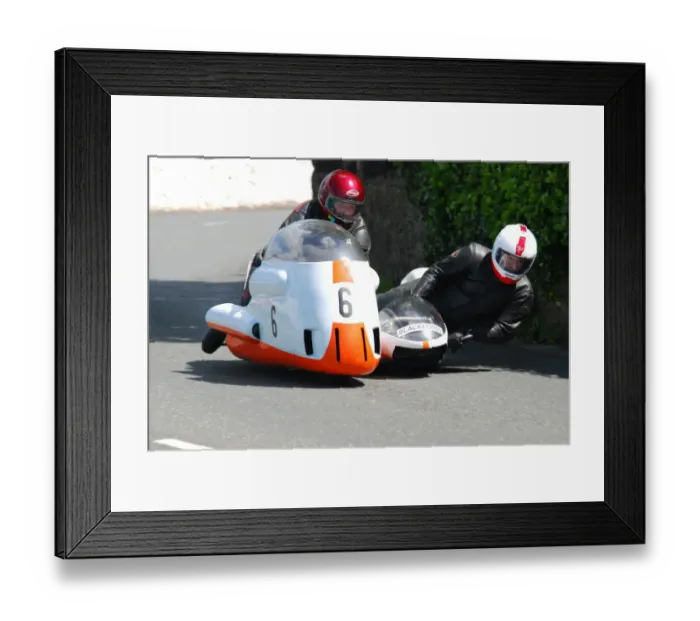 Framed Print : Eddy Toombs & Bob Dowty (BMW) 2011 Pre TT Classic Framed Print : Eddy Toombs & Bob Dowty (BMW) 2011 Pre TT Classic