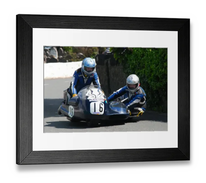 Framed Print : Charlie Cope & Louise Nichol (Windle Imp) 2011 Pre TT Classic Framed Print : Charlie Cope & Louise Nichol (Windle Imp) 2011 Pre TT Classic