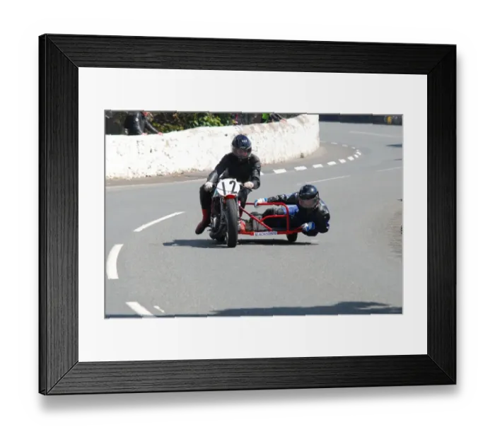 Framed Print : Nick Cutmore & Nancy Thomas (Triton) 2011 Pre TT Classic Framed Print : Nick Cutmore & Nancy Thomas (Triton) 2011 Pre TT Classic