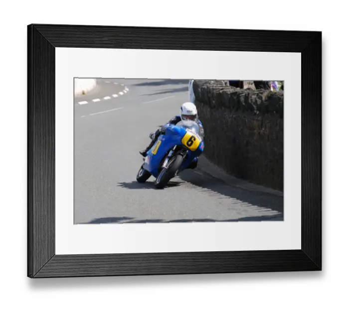 Framed Print : Paul Coward (Nourish Weslake) 2011 Pre TT Classic Framed Print : Paul Coward (Nourish Weslake) 2011 Pre TT Classic
