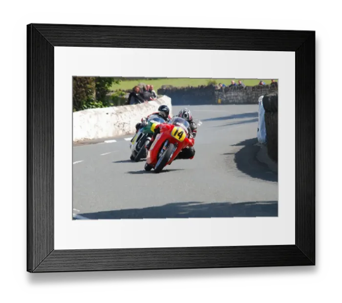 Framed Print : Jamie Coward (Honda) 2011 Pre TT Classic Framed Print : Jamie Coward (Honda) 2011 Pre TT Classic