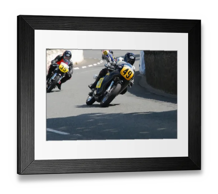 Framed Print : Edward Poole (Norton) 2011 Pre TT Classic Framed Print : Edward Poole (Norton) 2011 Pre TT Classic