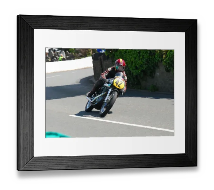 Framed Print : Stuart Robinson (BSA) 2011 Pre TT Classic Framed Print : Stuart Robinson (BSA) 2011 Pre TT Classic