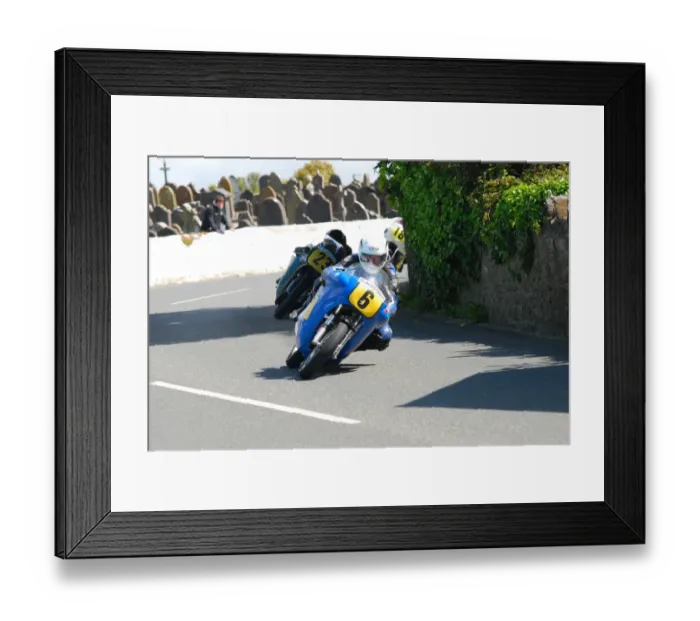 Framed Print : Paul Coward (Nourish Weslake) 2011 Pre TT Classic Framed Print : Paul Coward (Nourish Weslake) 2011 Pre TT Classic