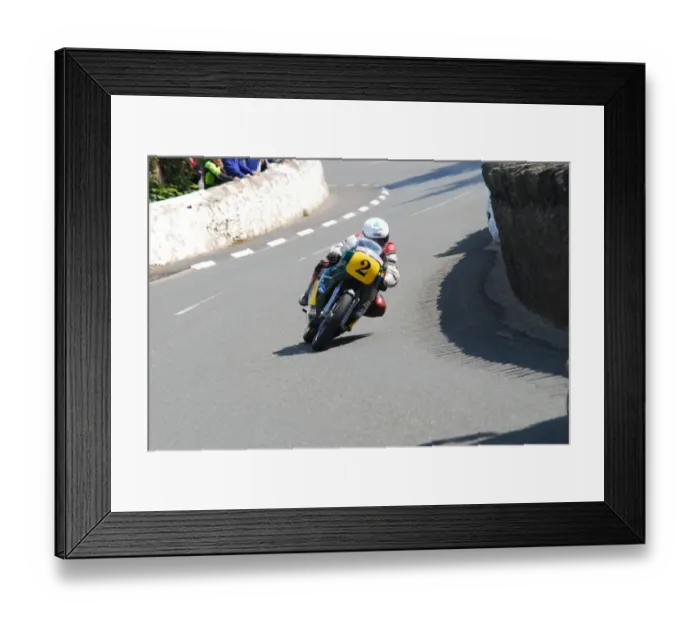 Framed Print : Wattie Brown (Norton) 2011 Pre TT Classic Framed Print : Wattie Brown (Norton) 2011 Pre TT Classic