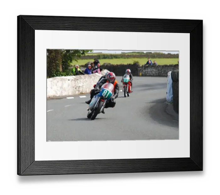 Framed Print : Ken Hankey (Suzuki) 2011 Pre TT Classic Framed Print : Ken Hankey (Suzuki) 2011 Pre TT Classic