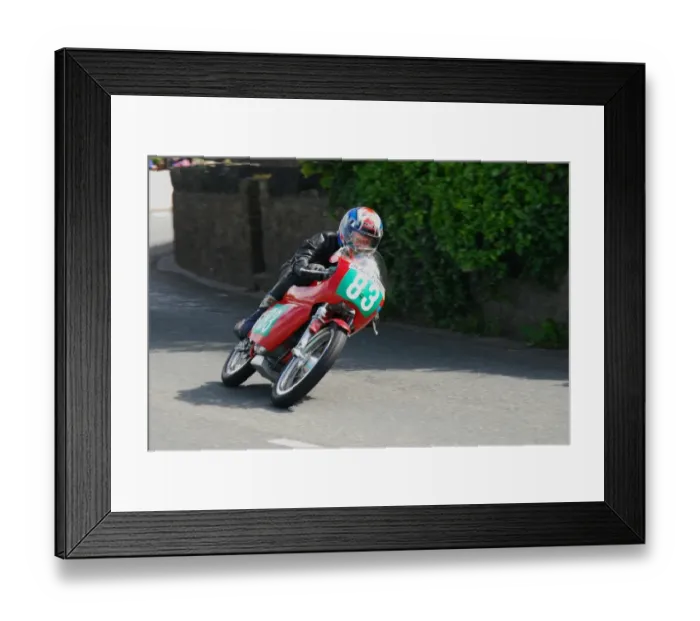 Framed Print : Ted Fenwick (Ducati) 2011 Pre TT Classic Framed Print : Ted Fenwick (Ducati) 2011 Pre TT Classic