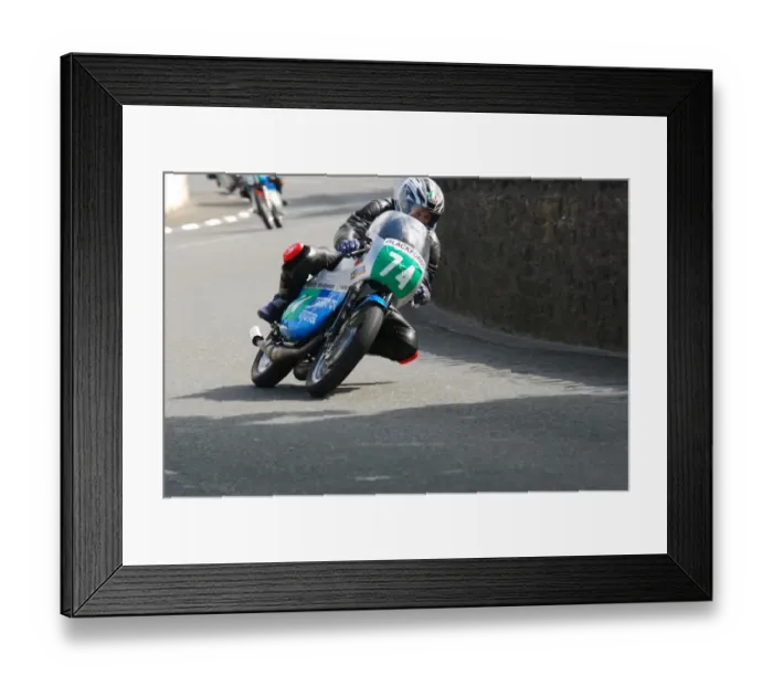 Framed Print : Roger Jones (Suzuki) 2011 Pre TT Classic Framed Print : Roger Jones (Suzuki) 2011 Pre TT Classic