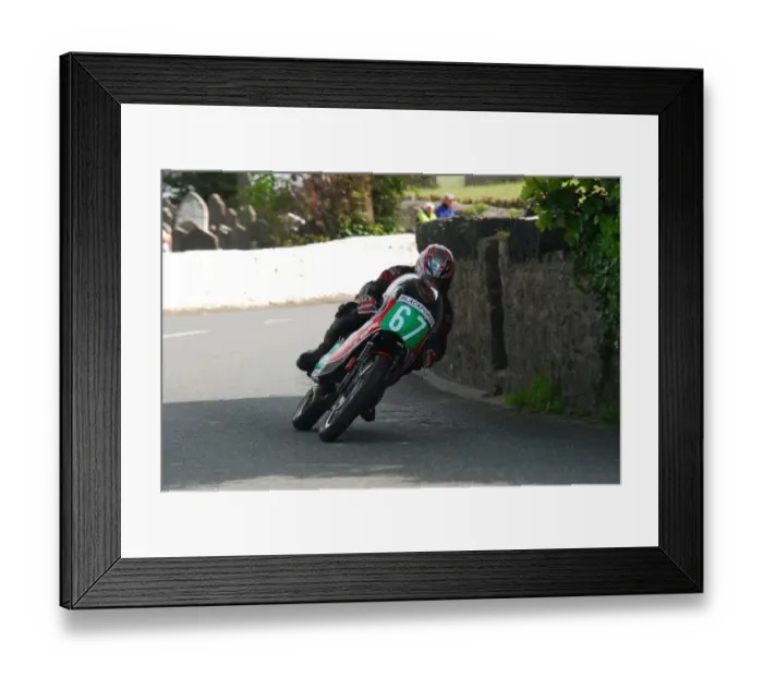 Framed Print : Tom Jackson (Suzuki) 2011 Pre TT Classic Framed Print : Tom Jackson (Suzuki) 2011 Pre TT Classic
