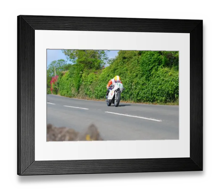 Framed Print : Brian Purdy (Benelli) 2011 Pre TT Classic Framed Print : Brian Purdy (Benelli) 2011 Pre TT Classic