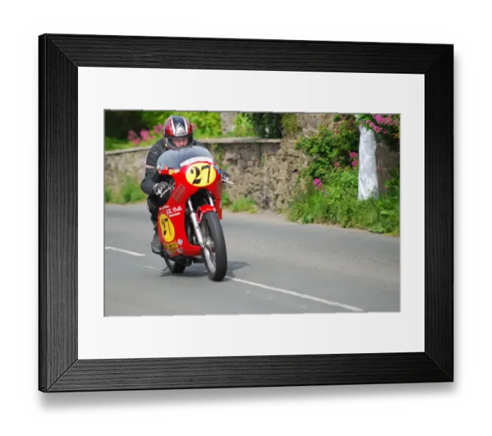 Framed Print : Gary Hutton (Honda) 2011 Pre TT Classic Framed Print : Gary Hutton (Honda) 2011 Pre TT Classic