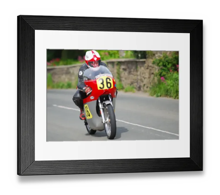 Framed Print : Les Cross (Seeley) 2011 Pre TT Classic Framed Print : Les Cross (Seeley) 2011 Pre TT Classic