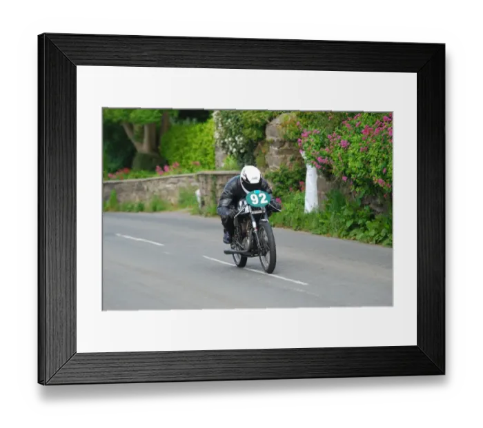 Framed Print : Brian Nichol (Triumph) 2011 Pre TT Classic Framed Print : Brian Nichol (Triumph) 2011 Pre TT Classic