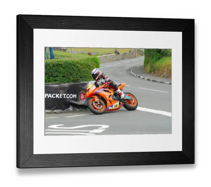 Framed Print : Si Fulton (Kawasaki) 2016 Southern 100 Framed Print : Si Fulton (Kawasaki) 2016 Southern 100
