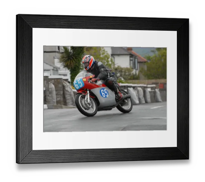 Framed Print : Alexander McVicker (Honda) 2007 Pre TT Classic