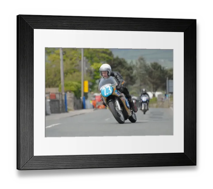 Framed Print : Mick Moreton (Seeley 7R) 2007 Pre TT Classic Framed Print : Mick Moreton (Seeley 7R) 2007 Pre TT Classic