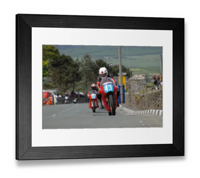 Framed Print : Keith Dixon (Seeley) 2007 Pre TT Classic Framed Print : Keith Dixon (Seeley) 2007 Pre TT Classic