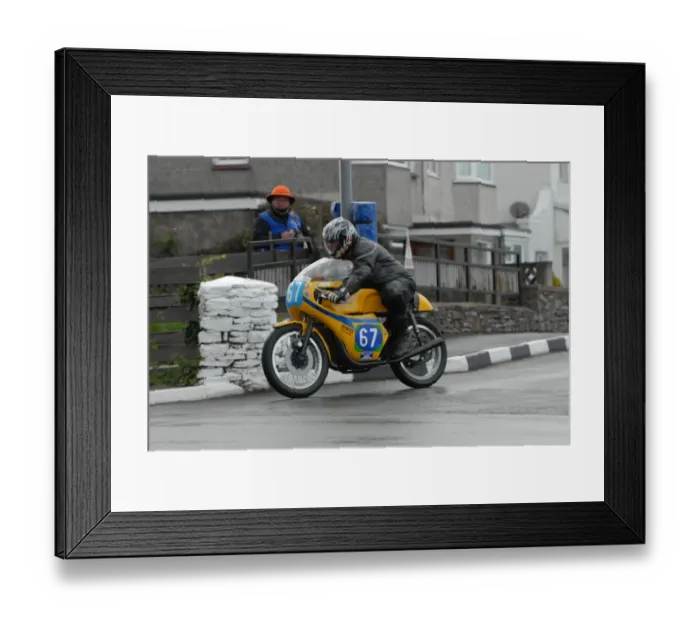 Framed Print : Dave Brough (Honda) 2007 Pre TT Classic Framed Print : Dave Brough (Honda) 2007 Pre TT Classic