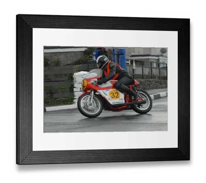 Framed Print : Mario Van Bezouw (Honda) 2007 Pre TT Classic Framed Print : Mario Van Bezouw (Honda) 2007 Pre TT Classic