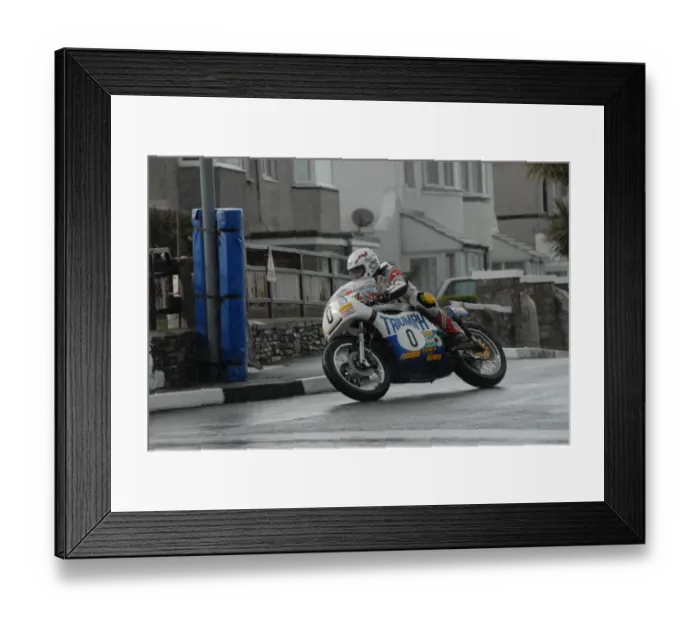 Framed Print : Guy Martin (Triumph) 2007 Pre TT Classic Framed Print : Guy Martin (Triumph) 2007 Pre TT Classic