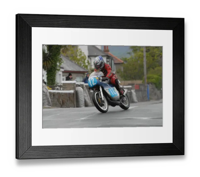 Framed Print : Bill Wark (Suzuki) 2007 Pre TT Classic Framed Print : Bill Wark (Suzuki) 2007 Pre TT Classic