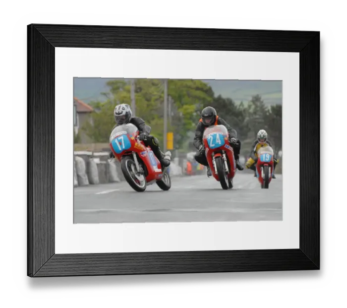 Framed Print : Dave Spencer (Honda) and Edward Manly (Drixton Honda) 2007 Pre TT Classic Framed Print : Dave Spencer (Honda) and Edward Manly (Drixton Honda) 2007 Pre TT Classic